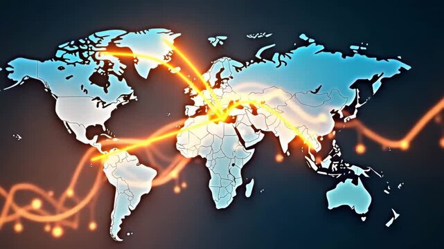 Transformative Impact of Global Trade Agreements: Regulatory Harmonization & Economic Growth - High Definition Visual with Empty Space