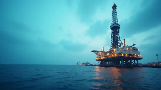Optimizing Natural Gas Futures: Innovative Drilling, Storage, and Trade Solutions for Cleaner Energy Transition - Photo Concept with Left Space