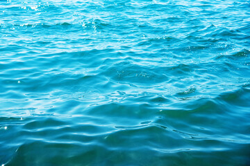 Obraz premium Blue sea water background texture