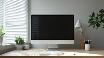 resoluti pc monitor on desk