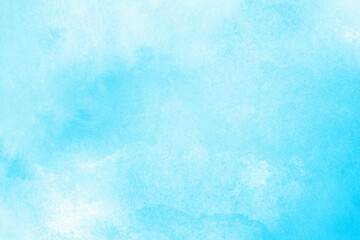 Abstract blue background in watercolor style