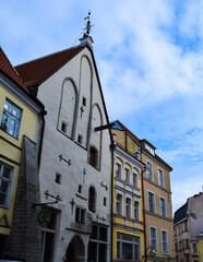 Historic Medieval Architecture in Tallinn Old Town