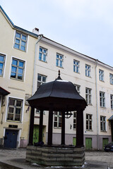 Historic Covered Well in Tallinn Old Town