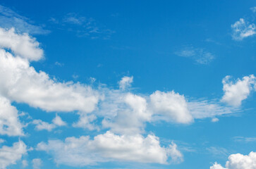 blue sky background with white clouds