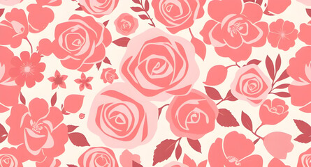  Romantic rose texture, Soft rose background, Repeated rose design, Rose motif seamless, Bloom pattern, Vintage floral seamless, Rose cluster pattern, Seamless flower wallpaper, Rose ornament design, 