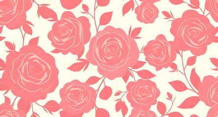 Rose fabric design, Rose textile print, Rose wrapping paper, Floral bouquet seamless, Shabby chic rose pattern, Botanical rose seamless, Rose blossom texture, Rose petal pattern, Luxury rose pattern, 