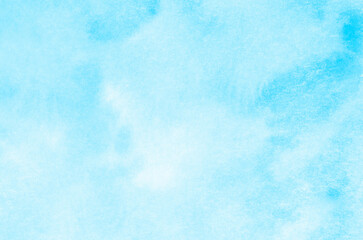Abstract blue background in watercolor style