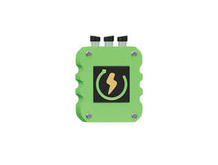 inverter icon 3d illustration render