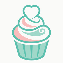 design logo vector icon illustration  cake