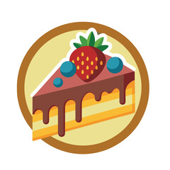 design logo vector icon illustration  cake