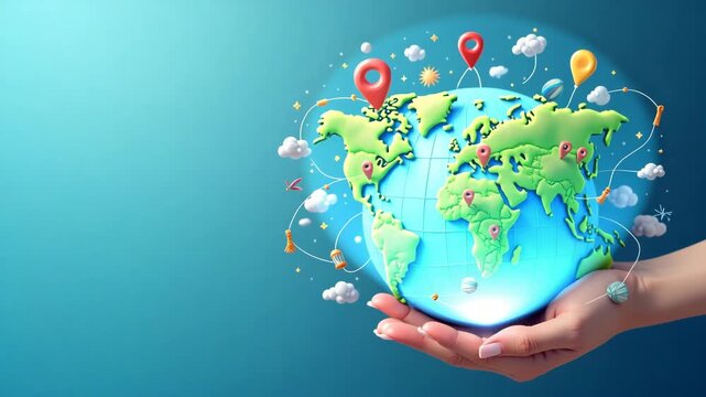 Exploring Economic Interdependence: How Global Trade, Integrated Financial Systems, and Collaborative Policies Shape Market Influences Among Nations - Photo Stock Concept with Left Space