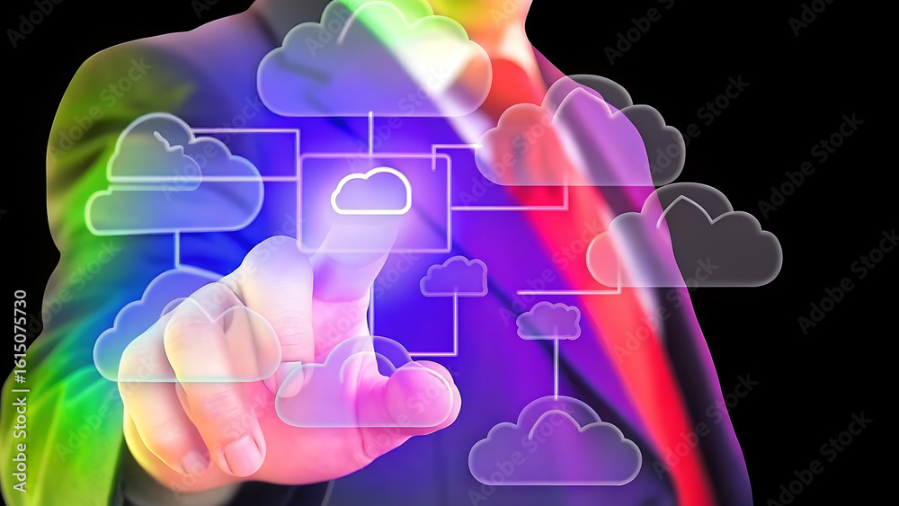 Aufkleber sap system application products business process automation and management software concept business