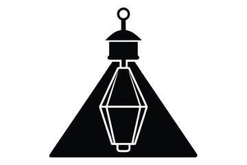 lamp vector icon illustration