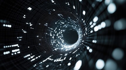 transformation morphing data tunnel