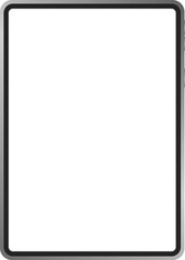 tablet,screen,white flat vector illustration of a simple white tablet device with blank screen for app display