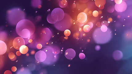 abstract background with bokeh