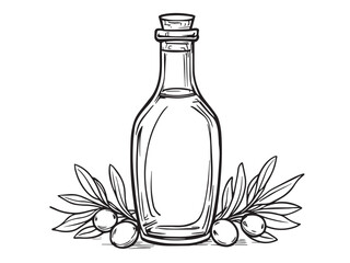 oil clear vision simple line art
