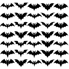 Bat Silhouette Pattern