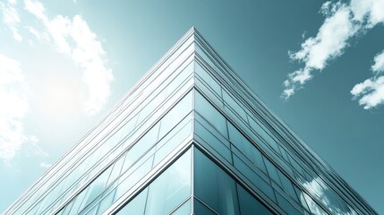 Obraz premium efficiency emitting office building