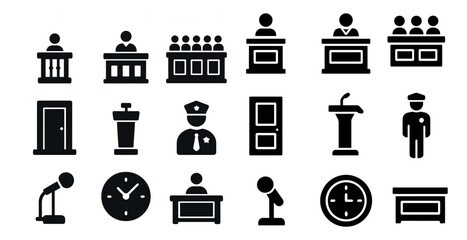 set of icons
