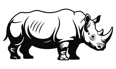 rhino vector illustration