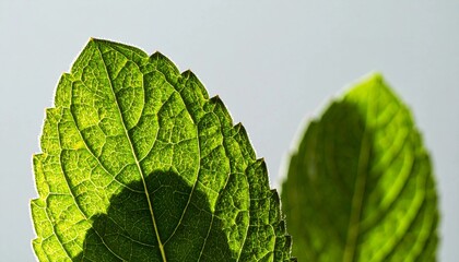 葉脈に透ける夏の光 マクロ撮影 植物の生命感と光の美しさ