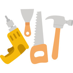 Construction Tools Illustration