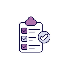 Insurance Paper icon design with white background stock illustration