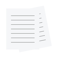 sheet of paper illustration