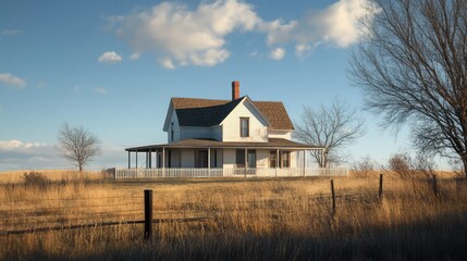 Fototapeta premium modernism prairie house