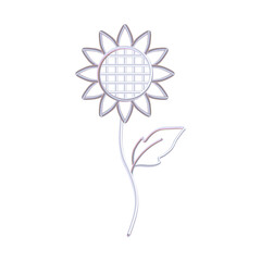 Whimsical Coquette Sunflower Clipart. 3D Pastel Yellow Floral Element with Pearlescent Gloss. Playful and Feminine Design for Stationery, Scrapbooking, Journaling, or Digital Branding Projects.