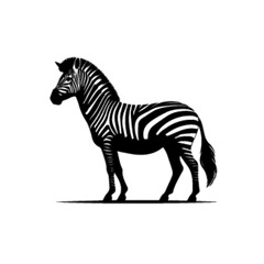 Geometric Zebra Vector – Stylish Abstract Wildlife Design