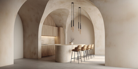 modern kitchen interior