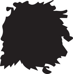 Stylized Silhouette of a Vine Leaf Representing Natural Growth and Organic Forms in Graphic Design Applications and Ecological Symbolism