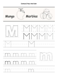 Printable Alphabet Tracing Worksheets A to Z – Uppercase and Lowercase Letter Practice Pages for Preschool and Kindergarten Learning. Dot to Dot Number Tracing Sheets for Kids.