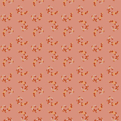 Pink Tiny Floral Seamless Pattern
