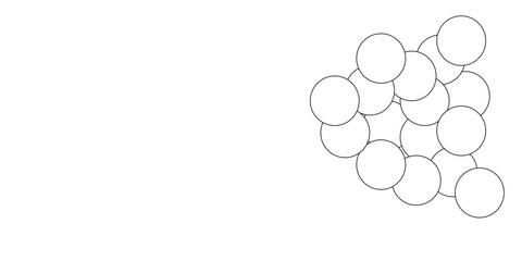 white pills isolated on white background