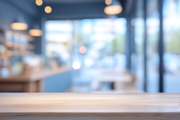 Blurred Coffee Shop Interior Background With Warm Light For Website Background, Social Media Post, Or Marketing Material
