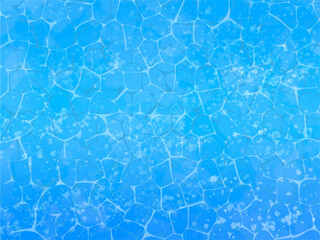 海や湖の水面のようなイメージの背景素材。手描きの水彩風テクスチャーとゆらゆらした水面の輝きのイメージ。