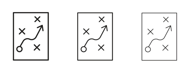 Strategy icon. Simple element illustration. Can be used for web and mobile.