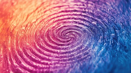 whorl spiraling fingerprint