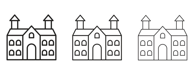 Palace icon. Simple element illustration. Can be used for web and mobile.