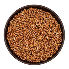buckwheat in a isolated bowl