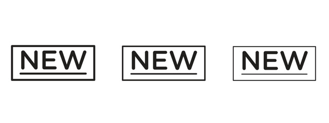 New icon. Simple element illustration. Can be used for web and mobile.