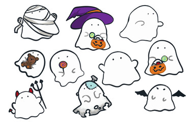 ハロウィン用おばけセット