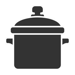 Pan Icon Glyph Style. Vector Illustration Design