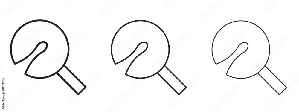 Wall mural fortune cookie icon. simple element illustration. can be used for web and mobile.