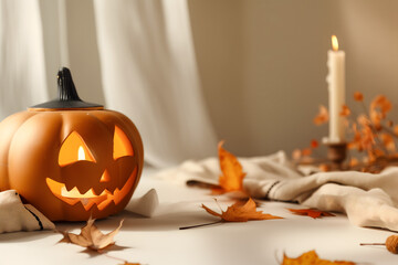 Seasonal stillness with Halloween allure