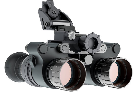 Dual Tube Night Vision Goggle. Night Vision Goggles with Digital Infrared System