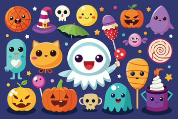 halloween seamless pattern